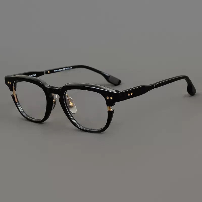 DTX702新款板材眼镜框复古商务男女学生配近视防蓝光方形平光镜