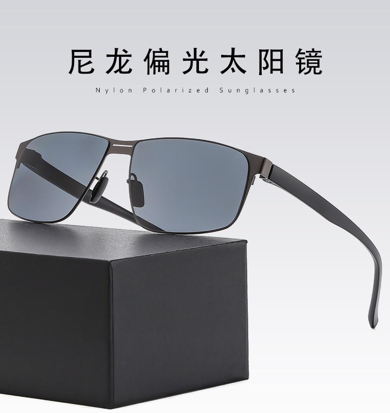 2282红狼新款超个性单梁尼龙偏光太阳镜骑行运动潮流开球可配近视