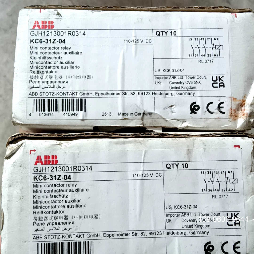 ABB直流接触器  KC6-31Z-04    电压DC需问价