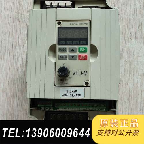 台达变频器VFD015M43B 原装拆机  1.5kW需问价