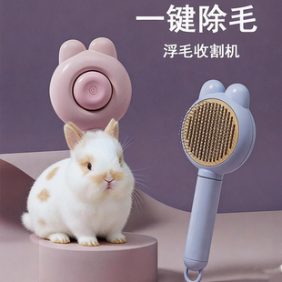 宠物梳子动物兔猫狗专用去浮毛去长毛刷兔子清理神器宠物按摩梳