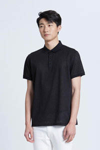 170号夏季男士商务休闲经典条纹针织短袖t翻领polo衫21xtx1151y