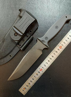 毕方制作【柘】中直9cr18mov电渣真空深冷热处理户外露营博弈刀