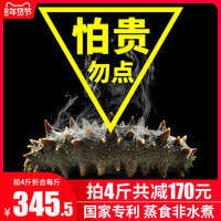 ㊙仙鹤岛大连即食海参新鲜活蒸辽刺参500g海渗海鲜礼盒非干货特价