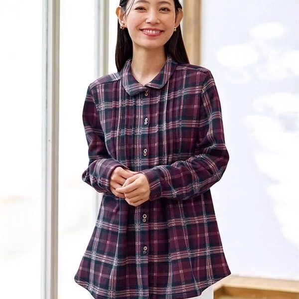 2025年秋日本代购女士防静电衬衫