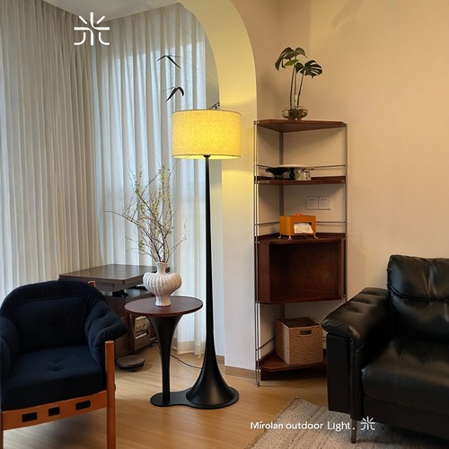 米罗兰中古风落地灯氛围感边几灯