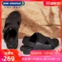 Tiến sĩ Kong / Jiang Dr. Summer Open Toe Thoải mái thoáng khí chân đàn hồi Đặt dép nam Velcro - Sandal sneaker nam