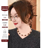 雅舒曼&图图妈 檀木仿珍珠项链 雅舒曼提升气质时髦仿珍珠项链