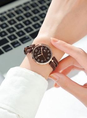 聚利时手表女2026新款学生考试手表夜光日历正品防水石英女表1431