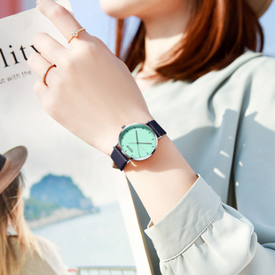 聚利时手表女气质小众轻奢高级感2025新款 品牌女士大表盘石英表