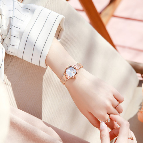 聚利时女士小众轻奢日韩腕表