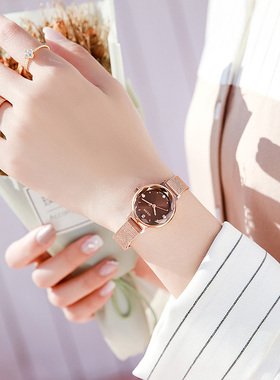 聚利时手表女款轻奢小众高级感女生名牌2025新款电子学生女士手表