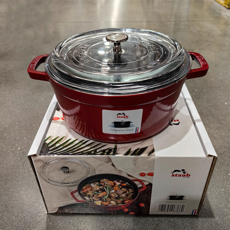 山姆代购staub珐宝法国进口珐琅锅铸铁锅家用煲汤炖锅无涂层3.8L
