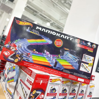 山姆代购HOT WHEELS风火轮马里奥彩虹轨道套装玩具儿童生日礼物
