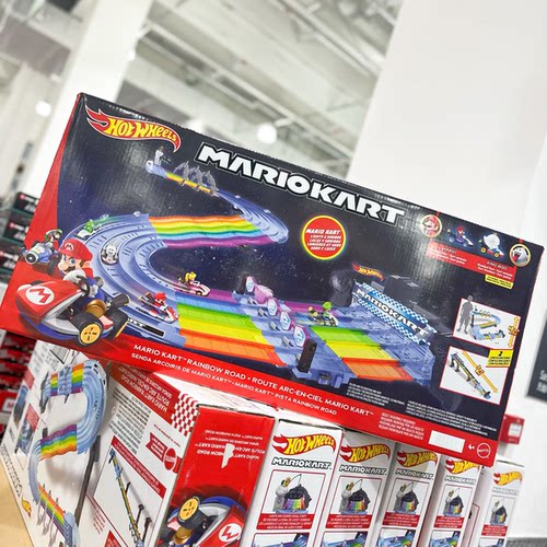 山姆代购HOT WHEELS风火轮马里奥彩虹轨道套装玩具儿童生日礼物