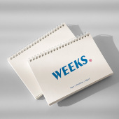 Weeks周计划本 week学习计划表每日线圈本自律打卡本时间管理大学生考研笔记本子日程本记事本weekly周计本