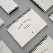 双面离型纸本B5手帐胶带册素材本PET离型本子贴纸收集册离型纸本工具收纳离行本加厚离形本手账收集本