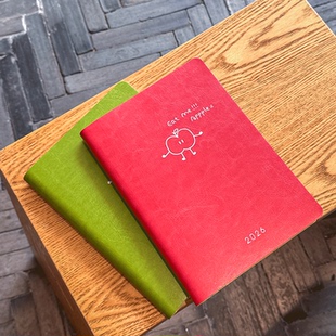 小苹果2026日程本套装 两天一页新款每日计划本年历日记本笔记本子年度日历A5记事本效率手册手账本2026年