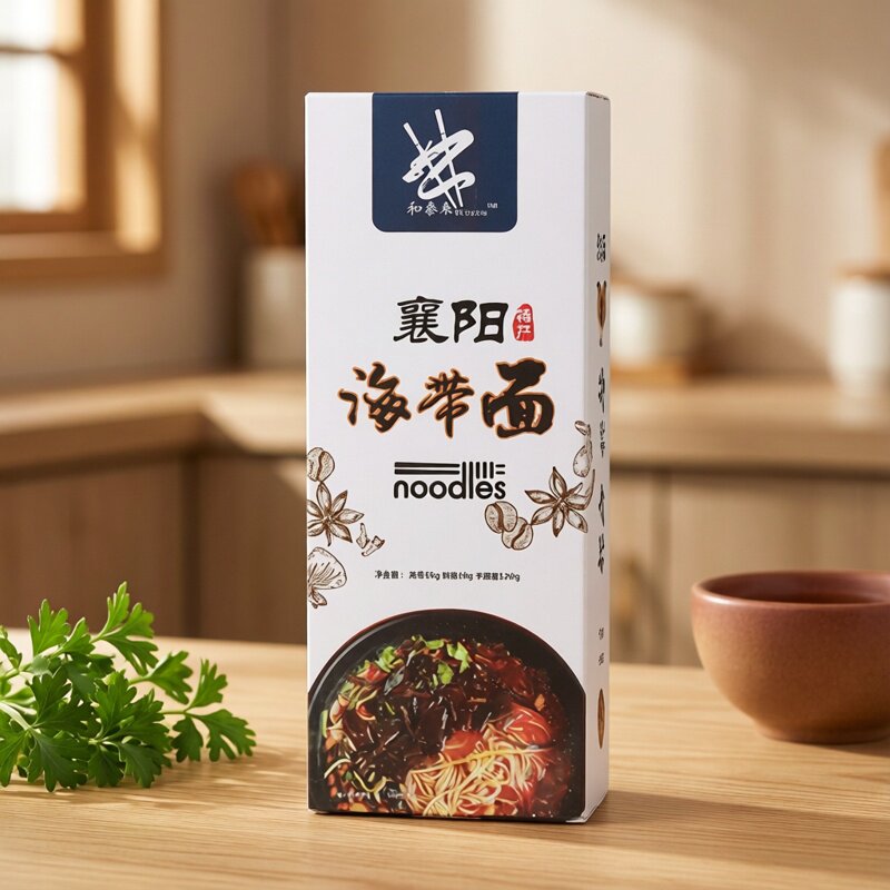 和泰来 襄阳海带面 襄樊牛肉面特产盒装香辣牛油干碱面美食包邮