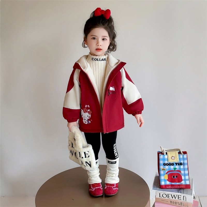 法国Uamtor女童加绒外套秋冬季2025新款洋气保暖冬装两面穿冲锋衣,童装/婴儿装/亲子装,儿童冲锋衣,淘宝优惠券,粉丝福利购,淘宝优惠卷