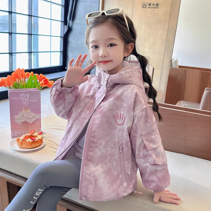 法国Uamtor女小童外套冲锋衣防风