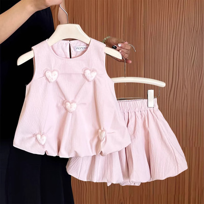 法国Uamtor女童娃娃衫裤子两件套