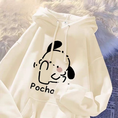 2025新款女童帕恰狗卡通连帽卫衣