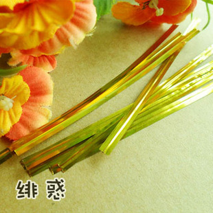 娃娃手捧花扎丝 1元50根 金丝 丝带用 束口用 长8CM BJD场景配件