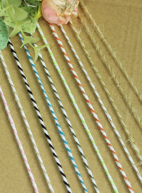 满78包邮 0.8-2mm 3-8米价 BJD娃和服腰带OB11 金银线丝天然麻绳