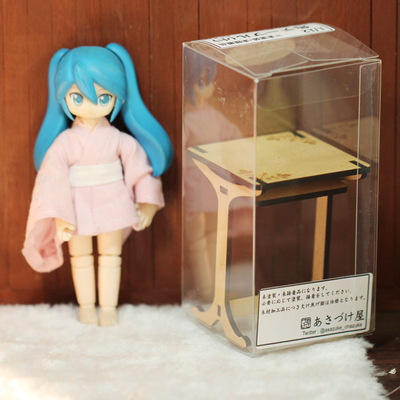 现货 日本带回 Obitsu11 OB11 12分BJD娃娃用 印花桌子 四方形桌