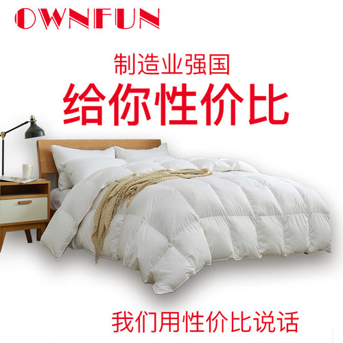 ownfun加厚保暖冬季羽绒被子