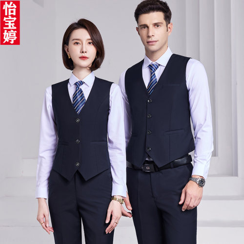 免烫抗皱多色可选工装马甲
