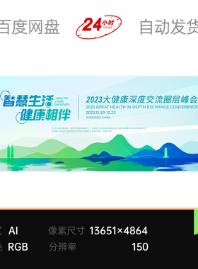 绿色环保群山河水发布交流会议论坛健康医院疗药主视觉kv背景素材