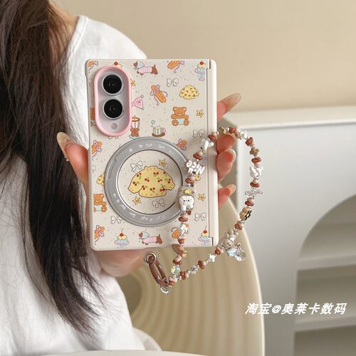 熊一体支架适用三星zfold8手机壳