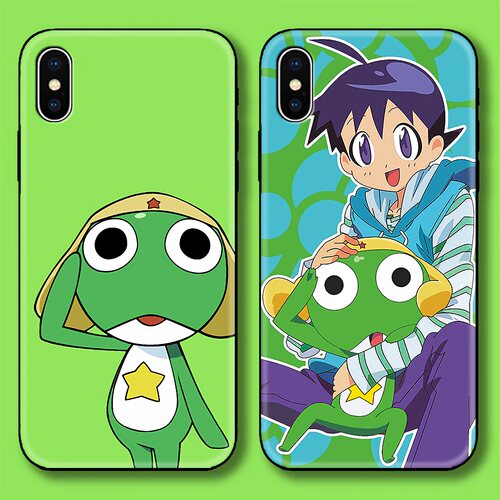 Keroro军曹青蛙小队适用于苹果iPhonex_xs_xr_max磨砂软手机壳套