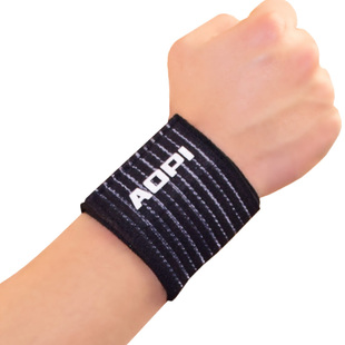 奥匹运动护腕弹性绷带篮球羽毛球健身透气防护扭伤加强固定手腕带
