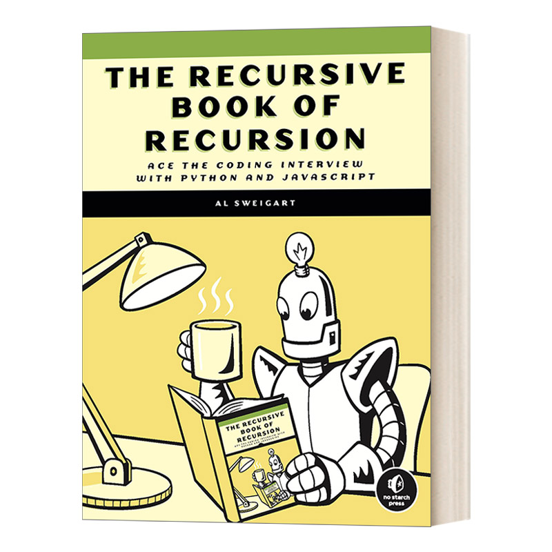递归之书 英文原版 The Recursive Book of Recursion 用Python和JavaScript进行编程面试 Al Sweigart 英文版 进口英语原版书籍