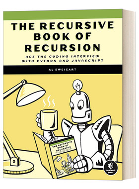 递归之书 英文原版 The Recursive Book of Recursion 用Python和JavaScript进行编程面试 Al Sweigart 英文版 进口英语原版书籍