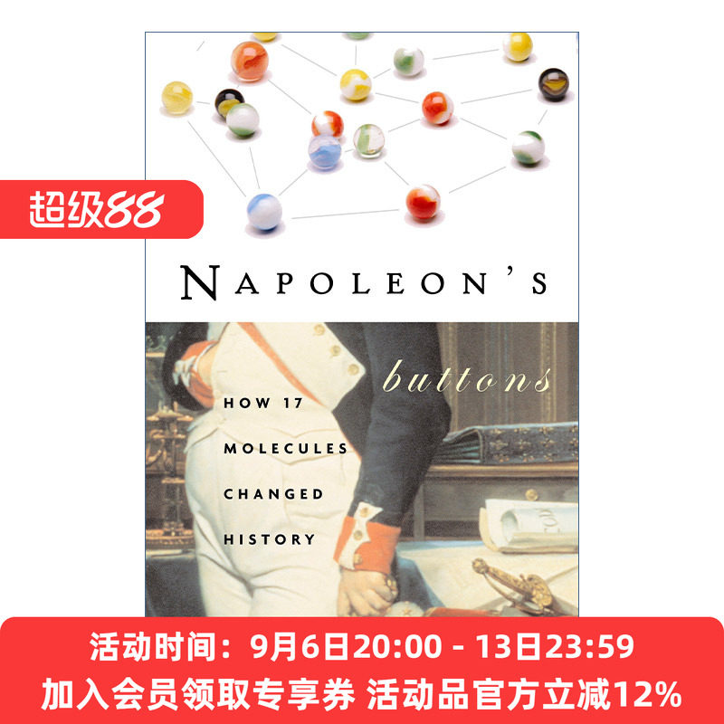 英文原版 Napoleon's Buttons 拿破仑的钮扣 17个分子如何改变历史 Penny Le Couteur 英文版 进口英语原版书籍