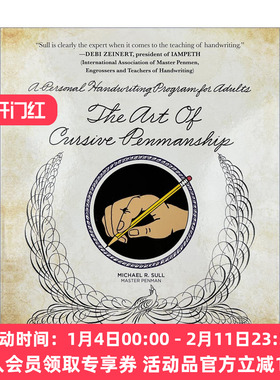 英文花式字体 英文原版 The Art of Cursive Penmanship 精装 螺旋装帧 英文版 进口英语原版书籍