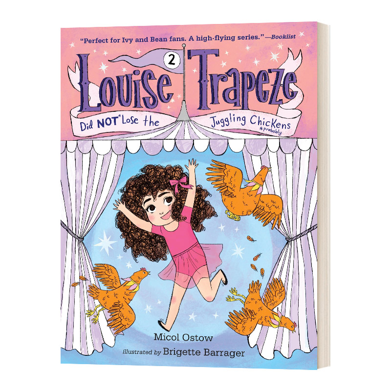 英文原版 Louise Trapeze Did NOT Lose the Juggling Chickens 路易丝章节故事书2 英文版 进口英语原版书籍