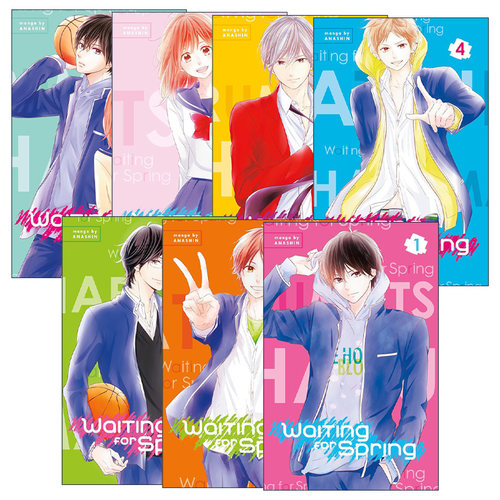 英文原版 Waiting For Spring 守望春天的我们系列1-7册 同名土屋太凤主演日剧校园漫画 ANASHIN 讲谈社 英文版 进口英语原版书籍