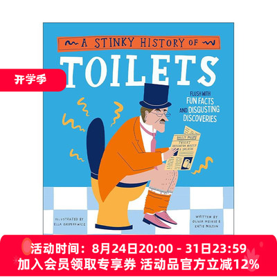 英文原版 A Stinky History of Toilets 厕所的臭历史 精装 英文版 进口英语原版书籍