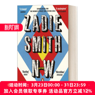 史密斯 书籍 Zadie 进口英语原版 英文版 2012纽约时报十佳图书 扎迪 西北 Smith 英文原版