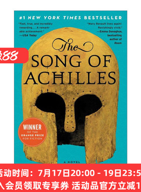 阿基里斯之歌 英文原版小说 The Song of Achilles 2012年英国柑橘文学奖 英文版 进口英语原版书籍