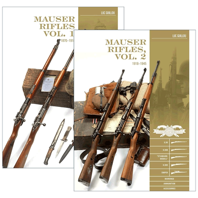 英文原版 Mauser Rifles 毛瑟步枪 精装全彩图册指南2册 Luc Guillou 英文版 进口英语原版书籍
