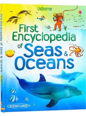 海洋百科全书 英文原版 First Encyclopedia of Seas and Oceans 海洋生物启蒙认知 英文版儿童科普百科 进口原版英语书籍