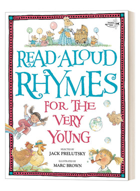 少儿英语诗歌朗诵韵文 英文原版 Read-Aloud Rhymes for the Very Young 儿童启蒙读物 启蒙早教故事 英文版 进口英语原版书籍