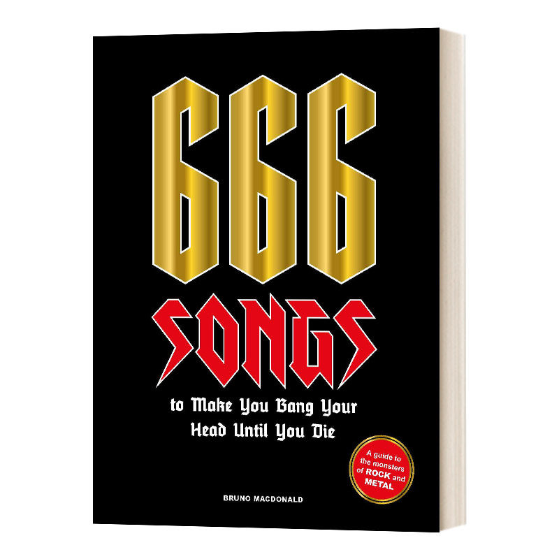 英文原版 666 Songs to Make You Bang Your Head Until You Die 666首经典金属歌曲 英文版 进口英语原版书籍