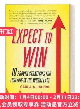 英文原版 Expect to Win 期待胜利 10条行之有效的职场成功策略 Carla A Harris 英文版 进口英语原版书籍